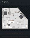 Two Bedroom Two Bath Benglis 2 Floor Plan Two Bedroom Two Bath Benglis 2 floor plan at Arya Peachtree, Atlanta, GA